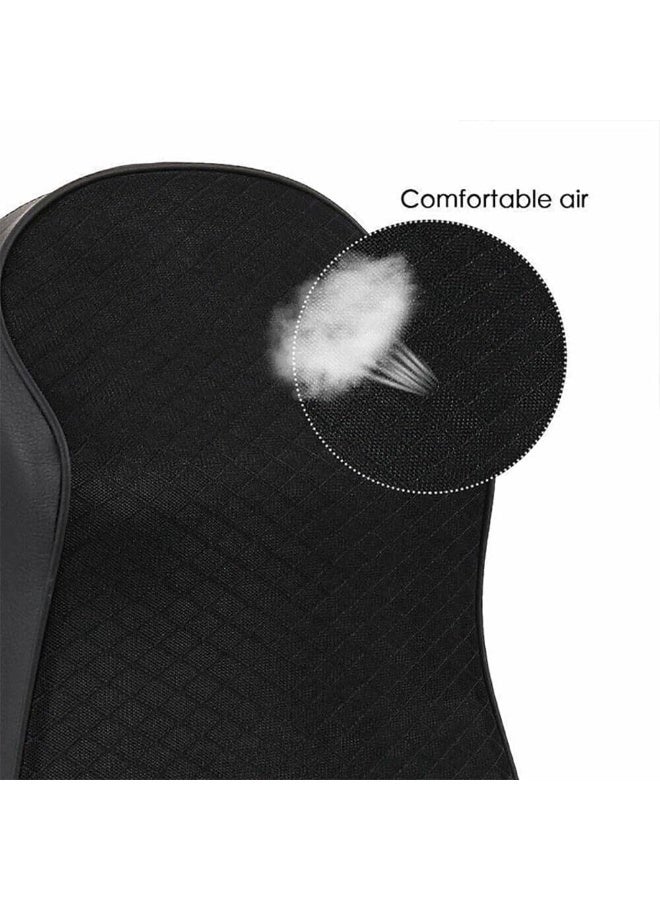 Car Neck Rest Pillows - Memory Foam Car Seat Head Rest Pillow for Neck and Cervical Support - Neck Pillow for Car - Relieves Neck Pain & Muscle Tension (Black, Pack of 1) - Image 4